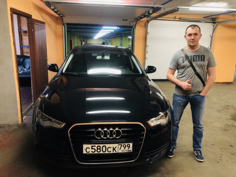 Замена лобового ветрового стекла Audi A6 C7