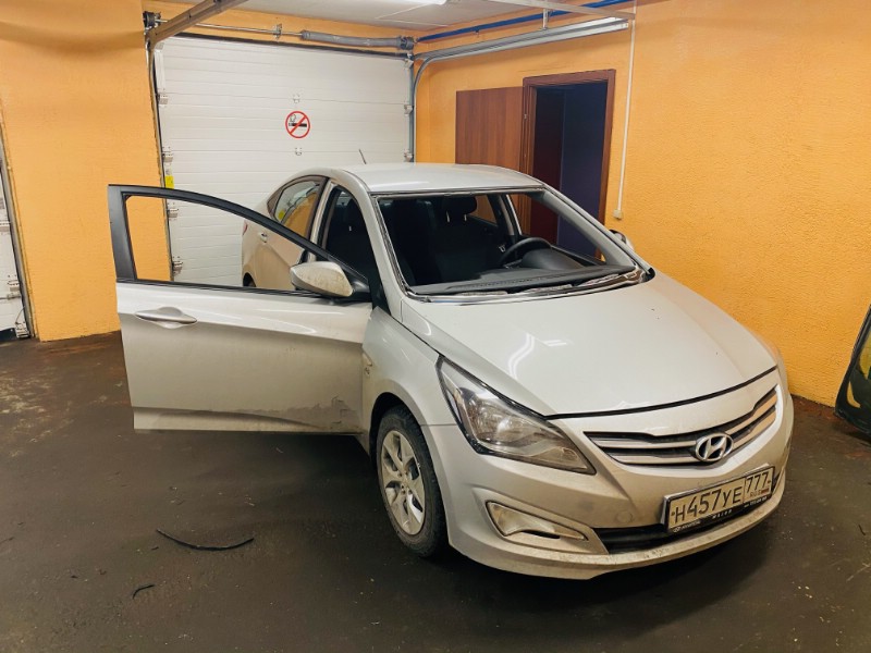Замена лобового стекла Hyundai Solaris