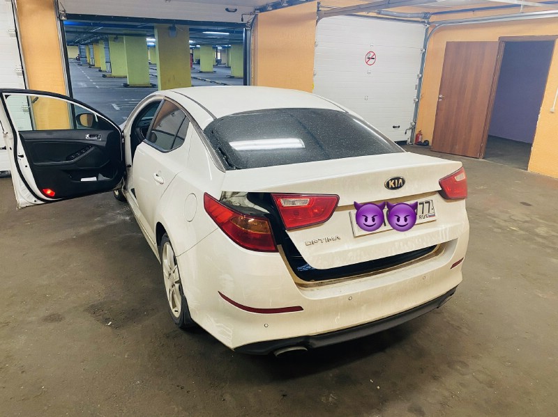 Замена заднего стекла Kia Optima