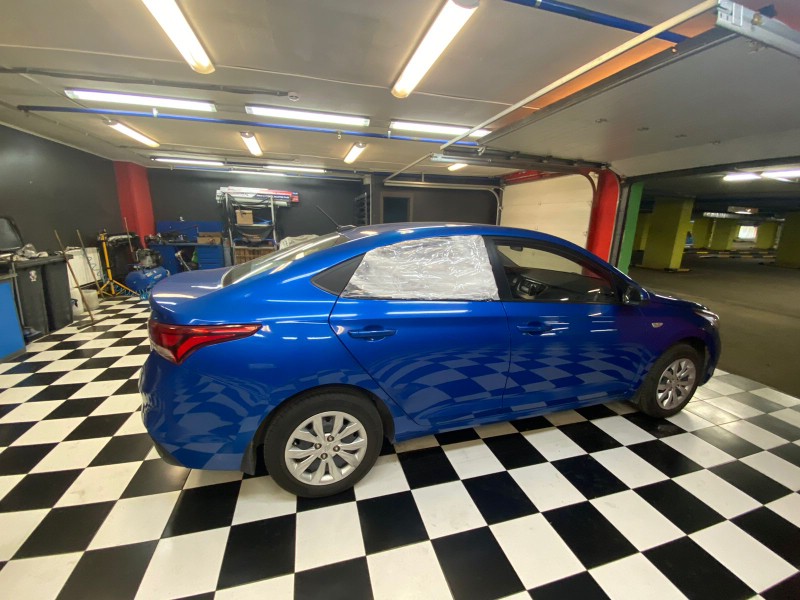 Замена лобового стекла Hyundai Solaris