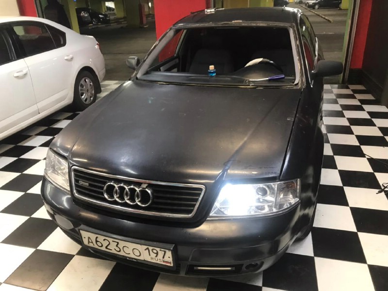 Замена лобоовго стекла Audi A6