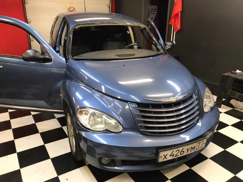 Замена лобоовго стекла Chrysler PT Cruiser