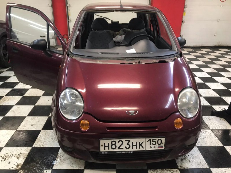 Замена заднего стекла Daewoo Matiz