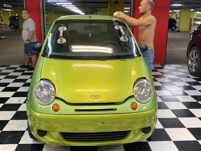 Замена лобового стекла Daewoo Matiz