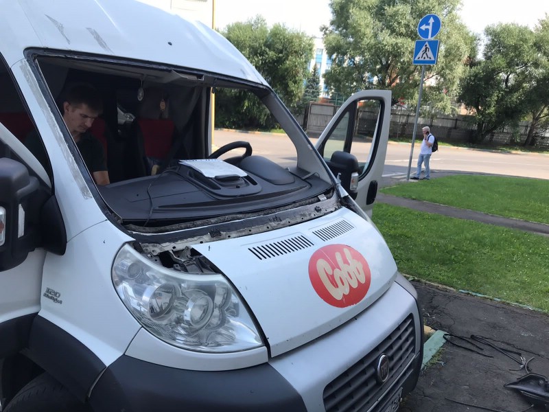 Замена лобового стекла Fiat Ducato