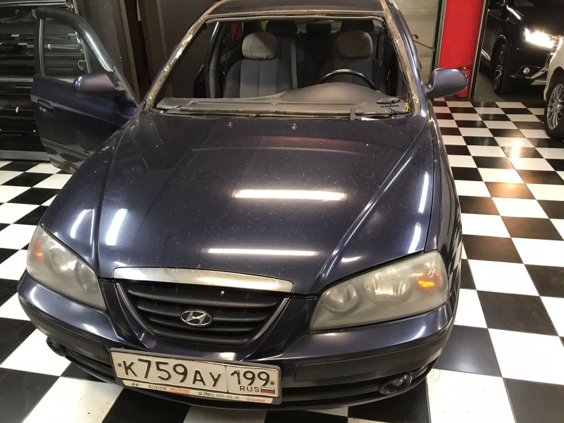 Замена лобового стекла Hyundai Accent