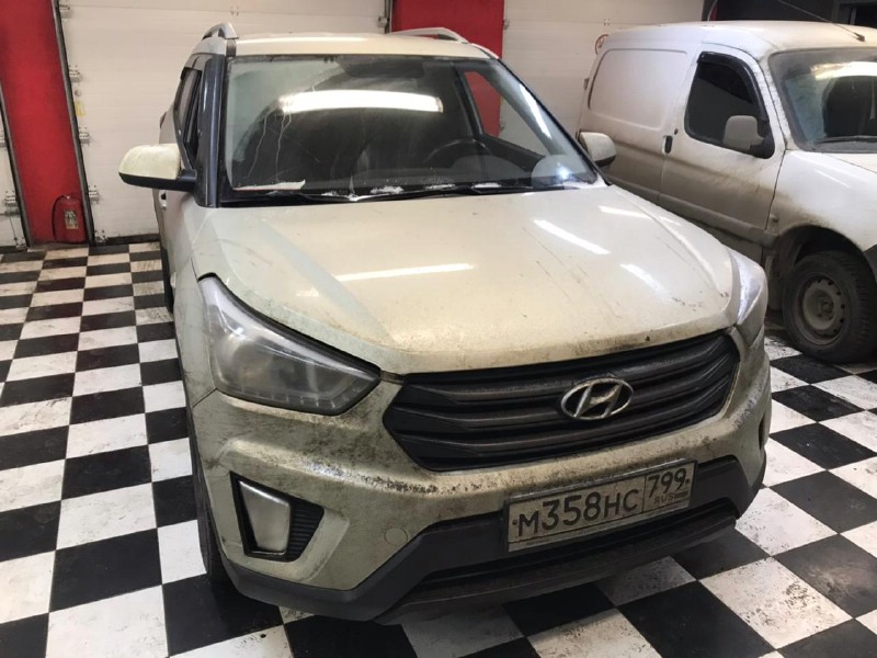 Замена лобового стекла Hyundai Creta