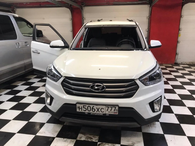 Замена лобового стекла Hyundai Creta