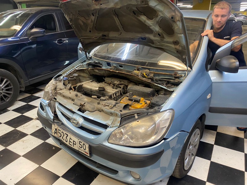Замена лобового стекла Hyundai Getz