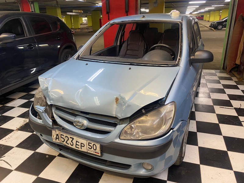Замена лобового стекла Hyundai Getz