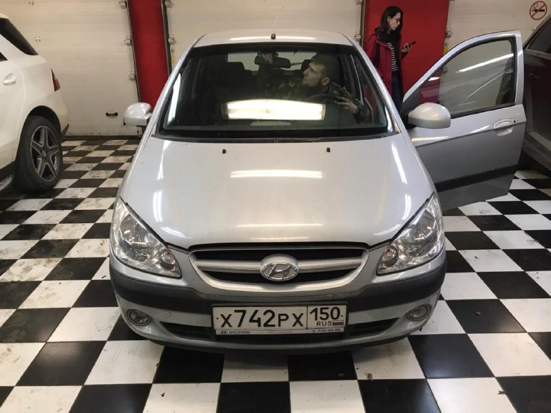 Замена лобового стекла Hyundai Getz