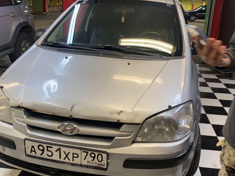 Замена лобового стекла Hyundai Getz