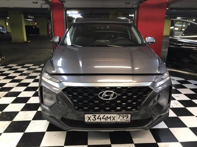 Замена лобового стекла Hyundai Santa Fe
