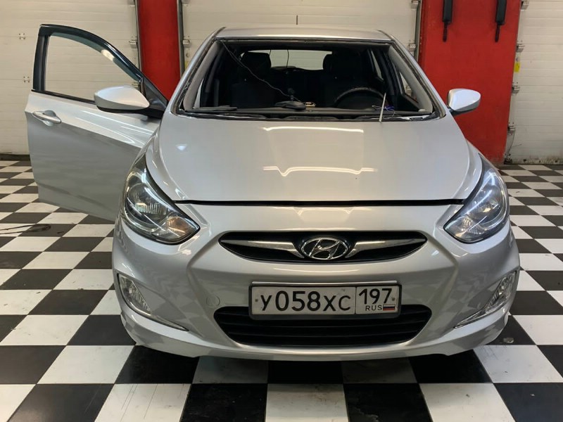 Замена лобового стекла Hyundai Solaris