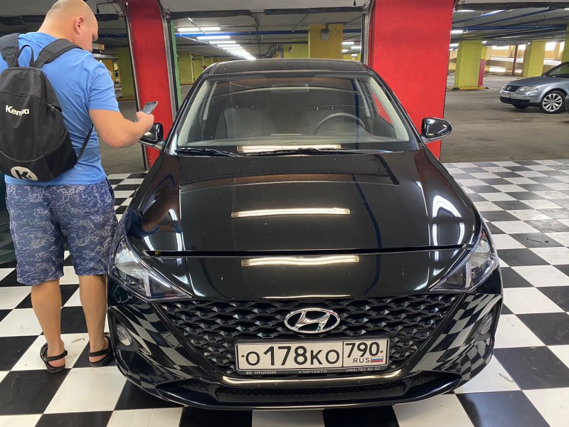 Замена лобового стекла Hyundai Solaris