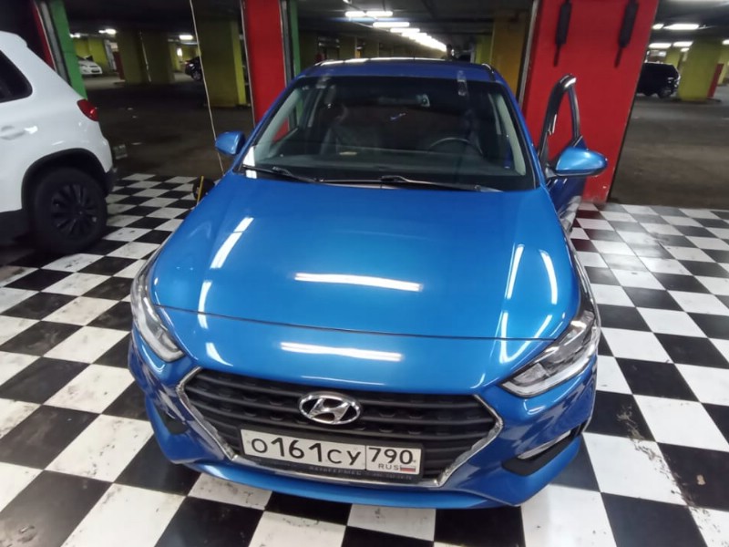 Замена лобового стекла Hyundai Solaris