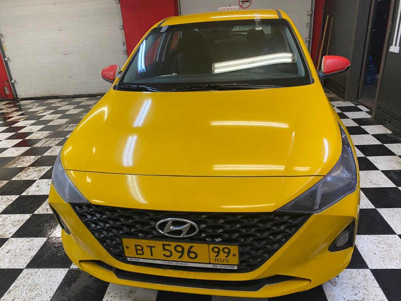 Замена лобового стекла Hyundai Solaris