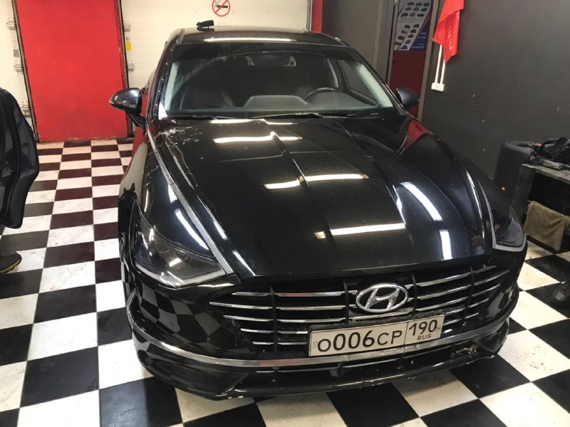 Замена лобового стекла Hyundai Sonata