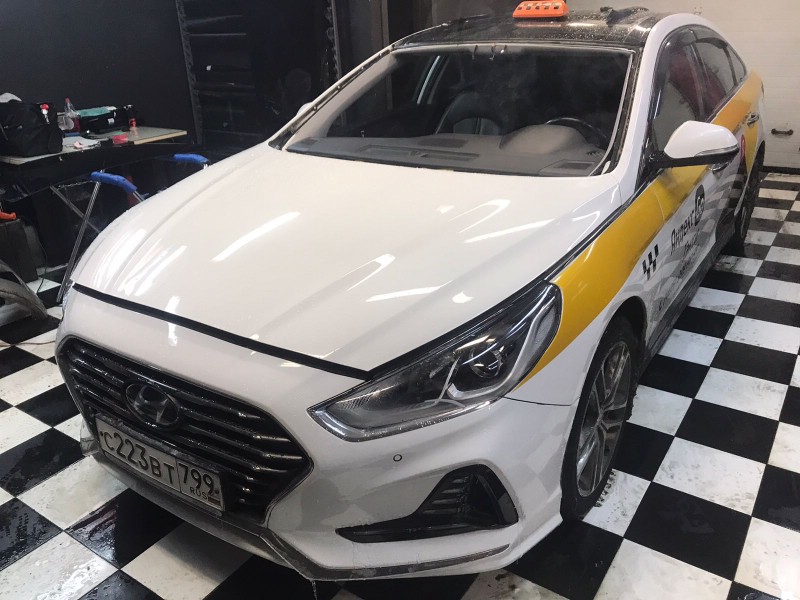 Замена лобового стекла Hyundai Sonata