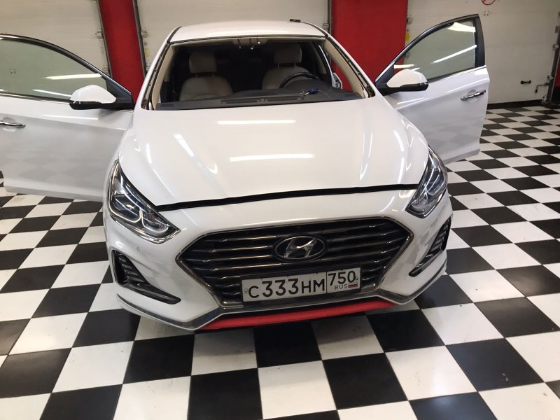 Замена лобового стекла Hyundai Sonata