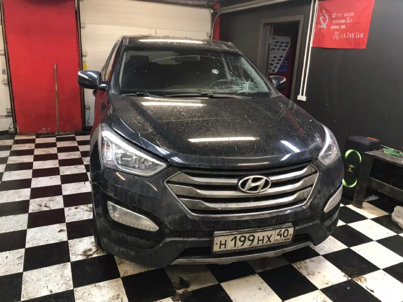 Замена лобового стекла Hyundai Tucson
