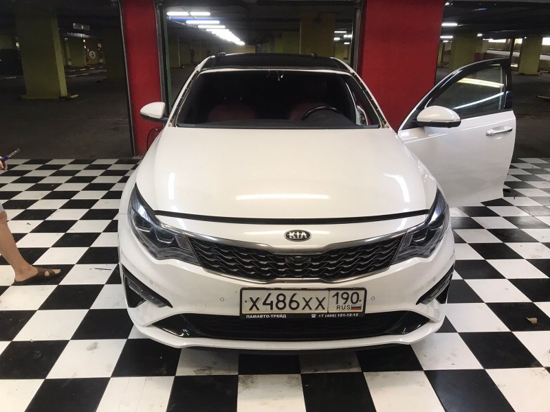 Замена лобового стекла Kia Optima