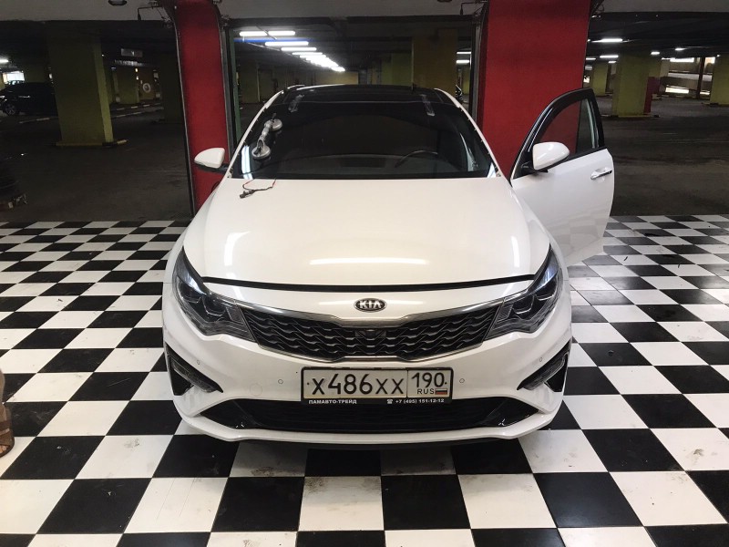 Замена лобового стекла Kia Optima
