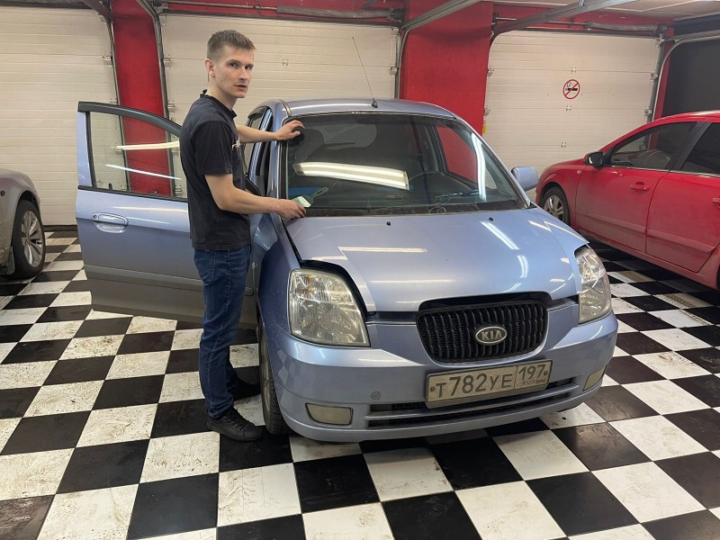 Замена лобового стекла Kia Picanto