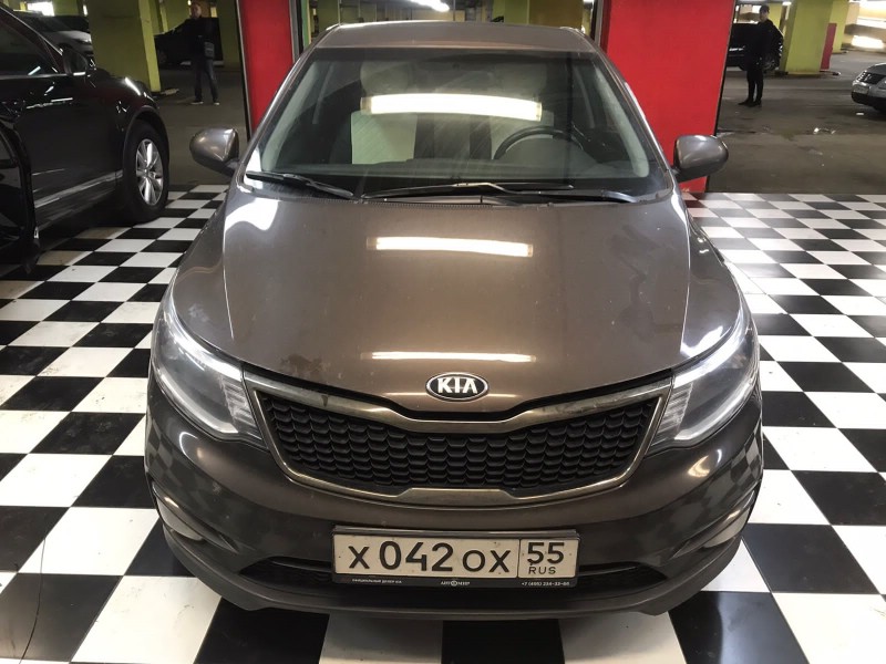 Замена лобового стекла Kia Rio