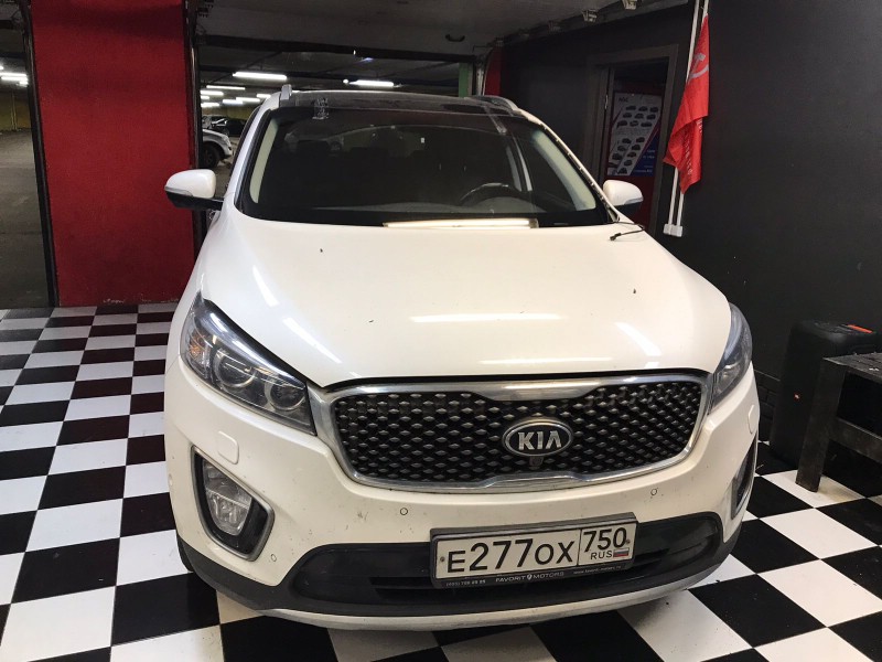 Замена лобового стекла Kia Sorento
