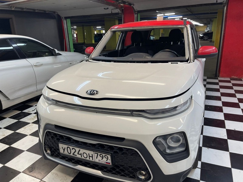 Замена лобового стекла Kia Soul