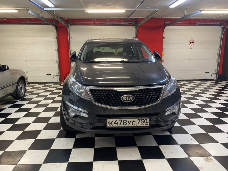Замена лобоовго стекла Kia Sportage
