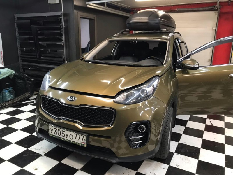 Замена лобового стекла Kia Sportage