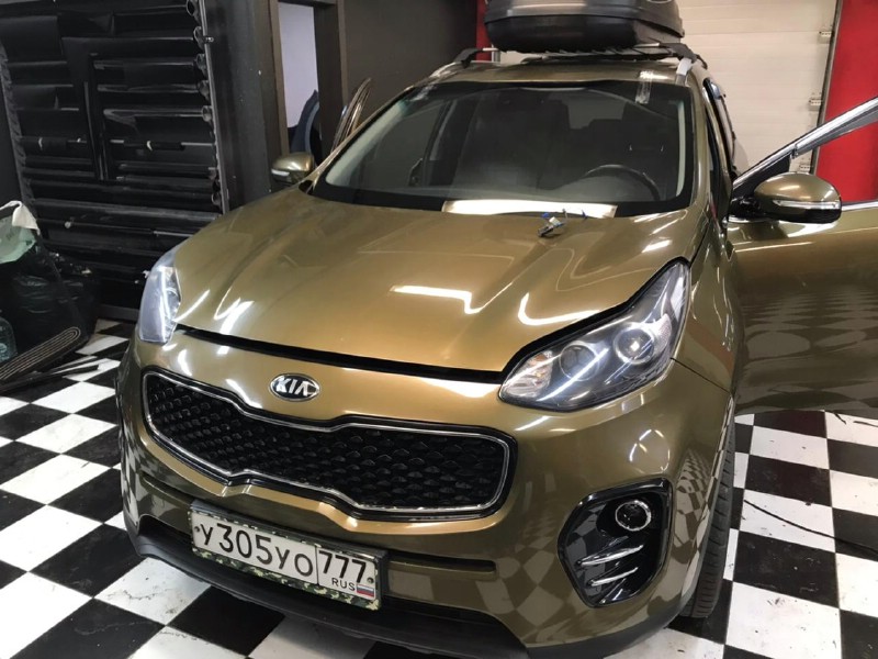 Замена лобового стекла Kia Sportage