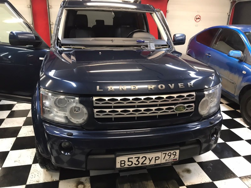 Замена лобового стекла Land Rover discovery