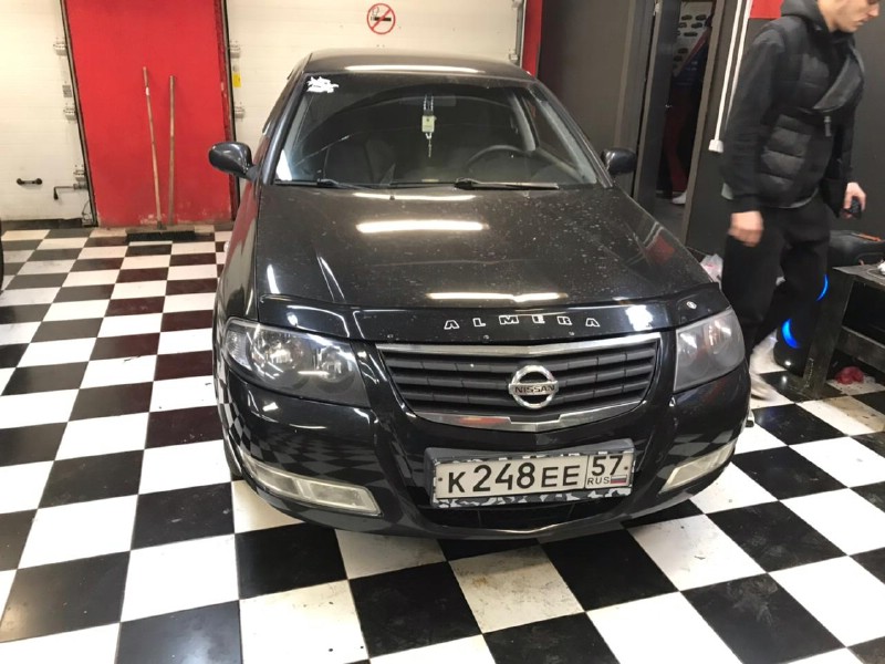 Замена лобового стекла Nissan Almera