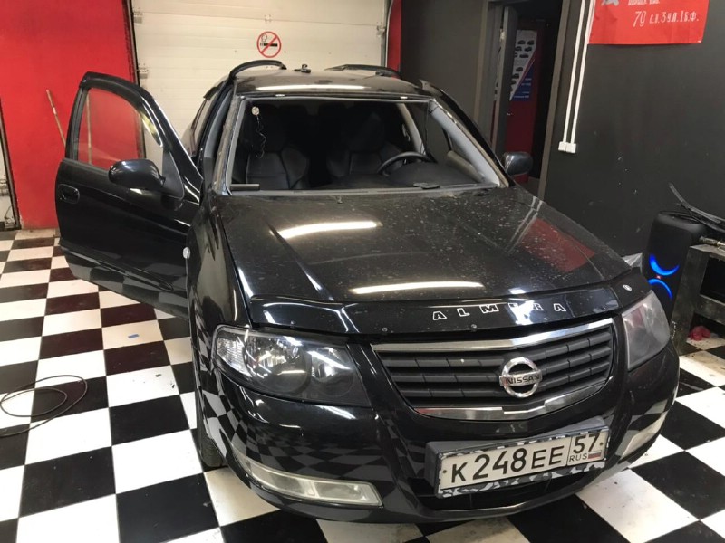 Замена лобового стекла Nissan Almera