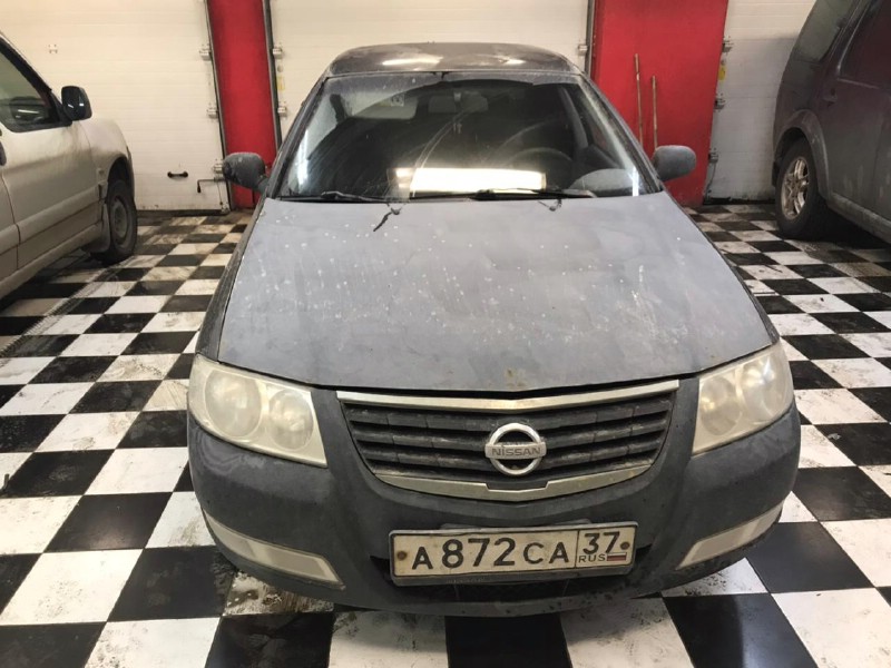 Замена лобового стекла Nissan Almera