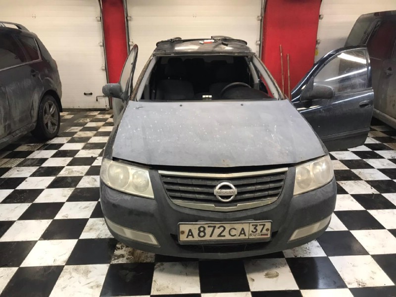 Замена лобового стекла Nissan Almera
