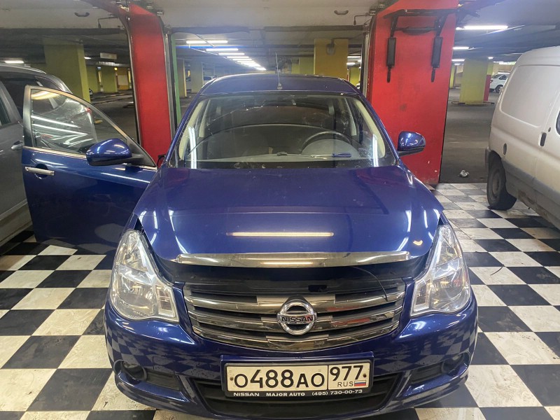 Замена лобового стекла Nissan Almera