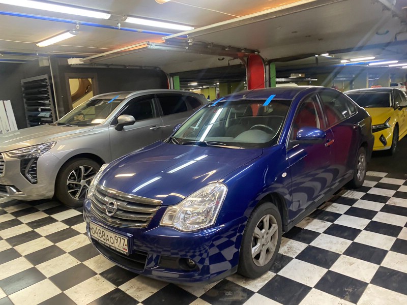 Замена лобового стекла Nissan Almera