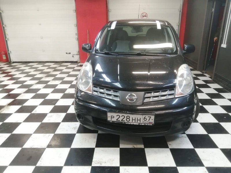 Замена лобового стекла Nissan note