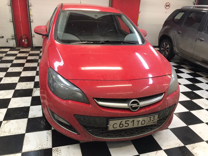 Замена лобового стекла Opel Astra J