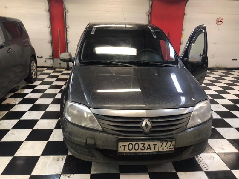 Замена лобового стекла Renault Logan