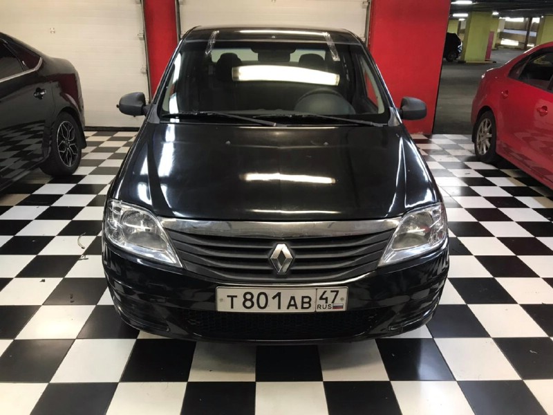 Замена лобового стекла Renault Logan