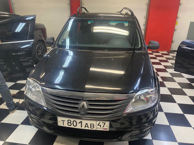 Замена лобового стекла Renault Logan