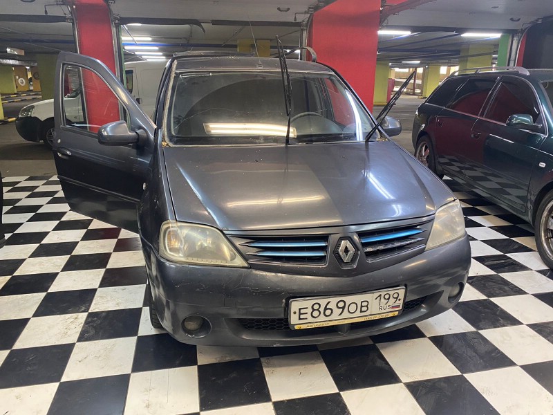 Замена лобового стекла Renault Logan