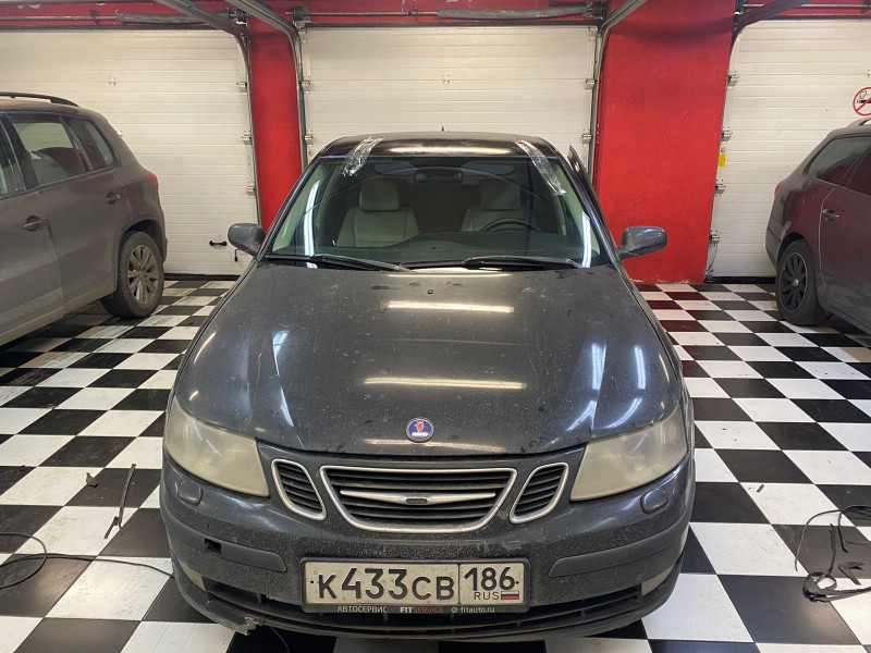 Замена лобового стекла saab 9-3
