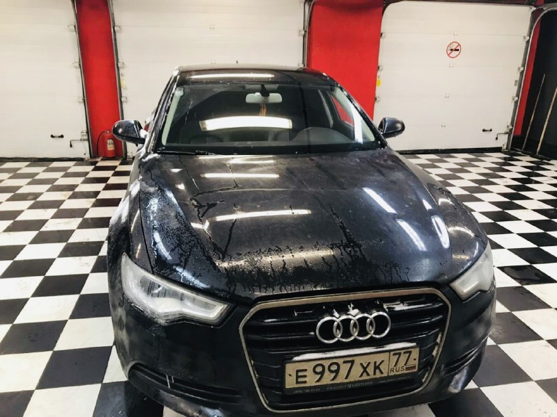 Замена лобового ветрового стекла Audi A6