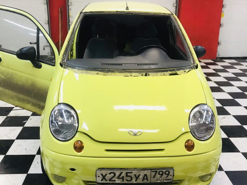Замена лобового стекла Daewoo Matiz